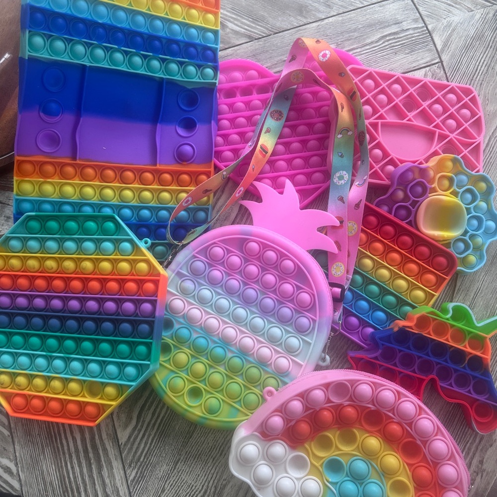 Colorful Pop It Fidget Toy Set